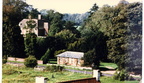 The Hall and the Lodge in Docking Rd from the church tower 1982