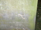 Headstone of Susan Calver nee Bobbins born 1839