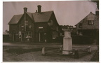 Post Office and war memorial